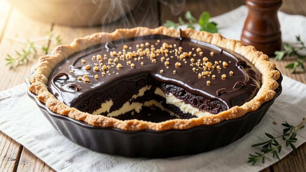 Best Rated Chocolate Chess Pie Recipe: Fudgy Cocoa Layers With Crispy Top