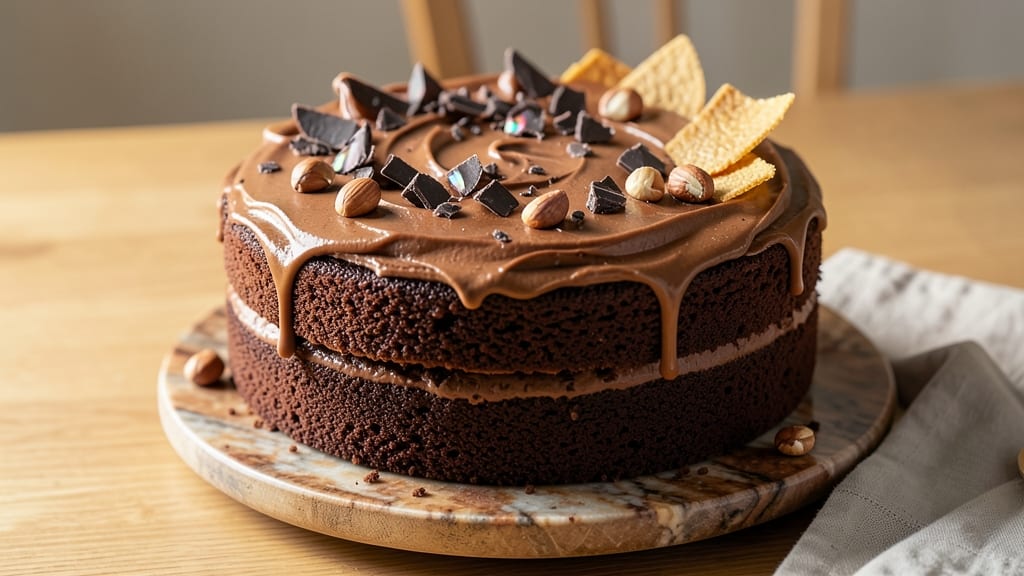 Brooklyn-Style Chocolate Cake Recipe: Deep Moisture and Crunchy Chocolate Shells