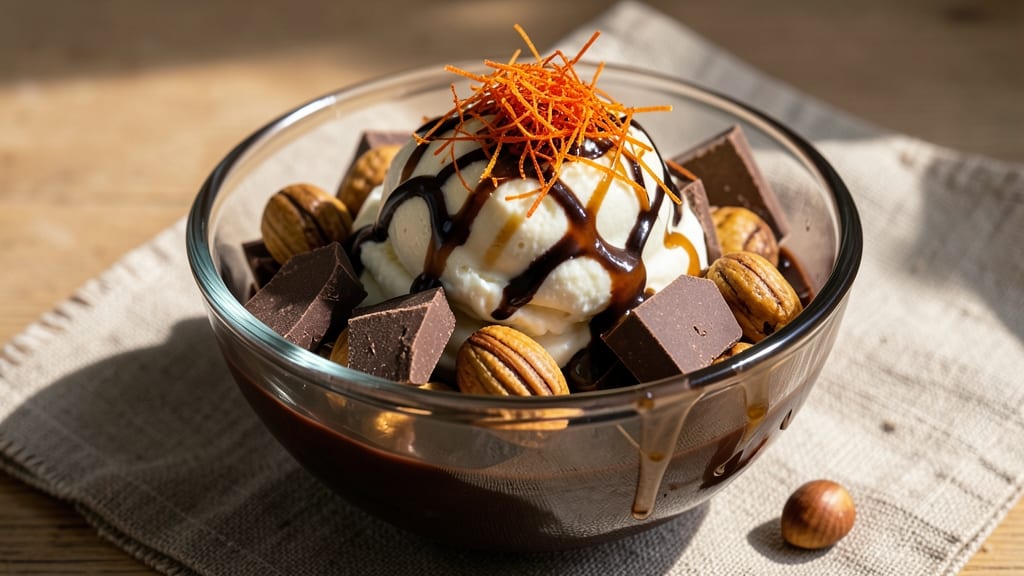 Belgian Dark Chocolate Ice Cream Recipe: Fudgy Fudge Swirls With Crisp Edges