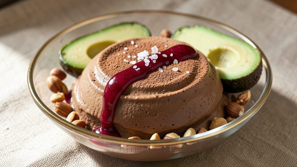 Carb-Free Chocolate Mousse Recipe: Whipped Avocado Velvety Richness