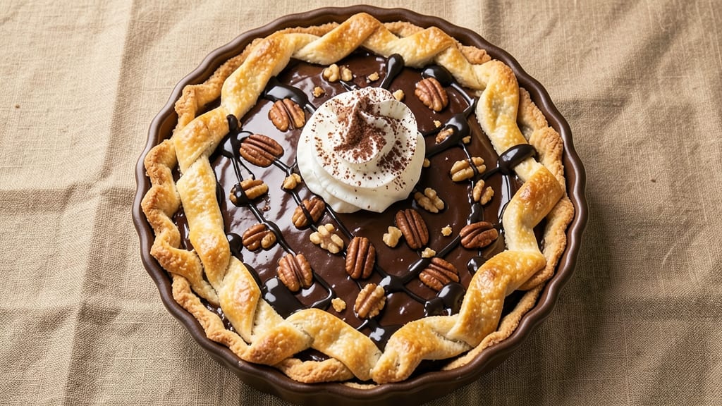Best Chocolate Pie Recipe in the World: Triple-Layered Bliss with Pecan-Filled Core