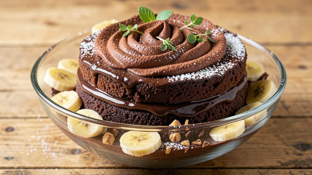 Banana Chocolate Cake Microwave Recipe: Fudgy Layers and Melty Chocolate Magic