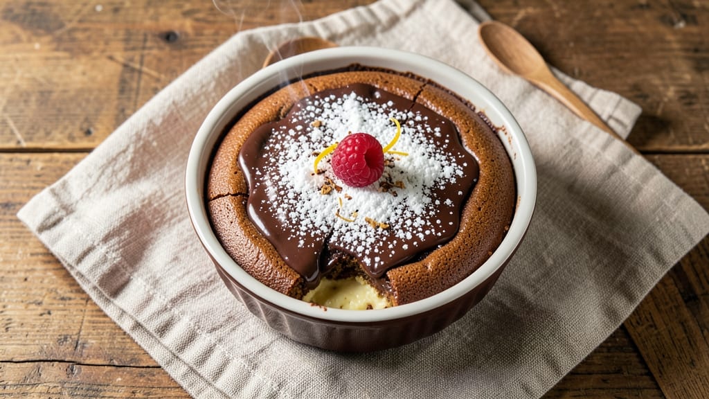 Big Molten Chocolate Lava Cake Recipe: Warm Center That Oozes on First Bite