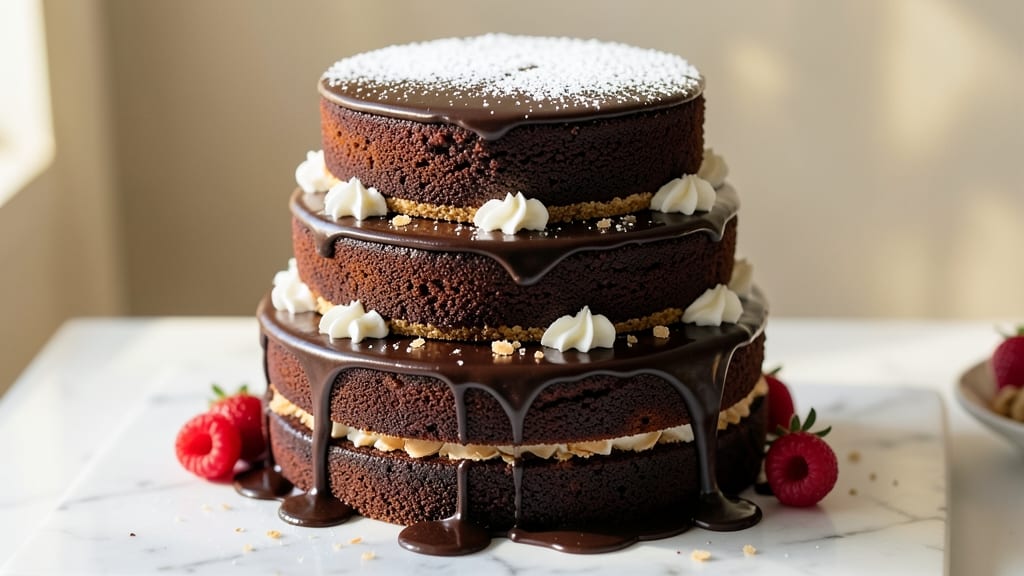 Best Chocolate Cake Recipe for Stacking: Triple-Layered Height With Fudgy Cores
