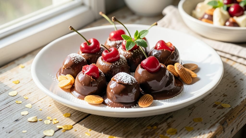 Cherry Chocolate Kisses Recipe: Fudgy Melts with Cherry-Popped Surprise