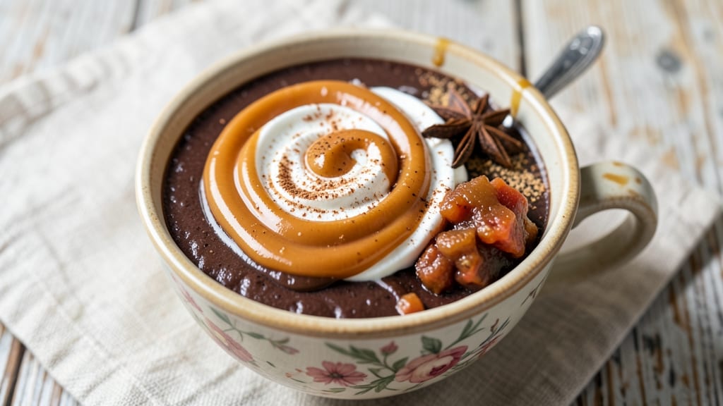 Caramel Apple Butter Hot Chocolate Recipe: Warm Spice Swirls and Buttery Crunch Fusion