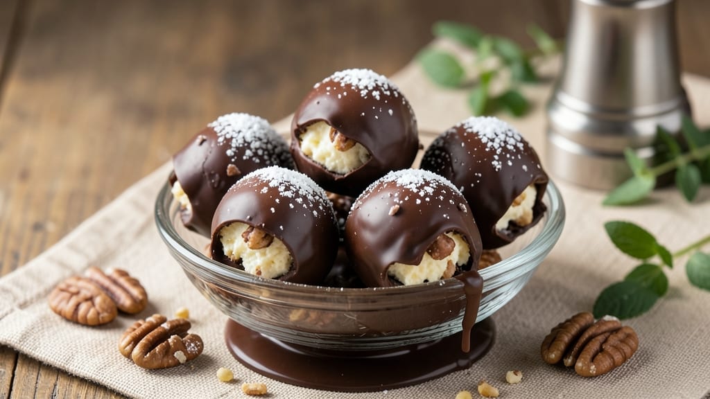 Bourbon Balls Dipped in Chocolate Recipe: Boozy Crunch Meets Melty Fudge Magic