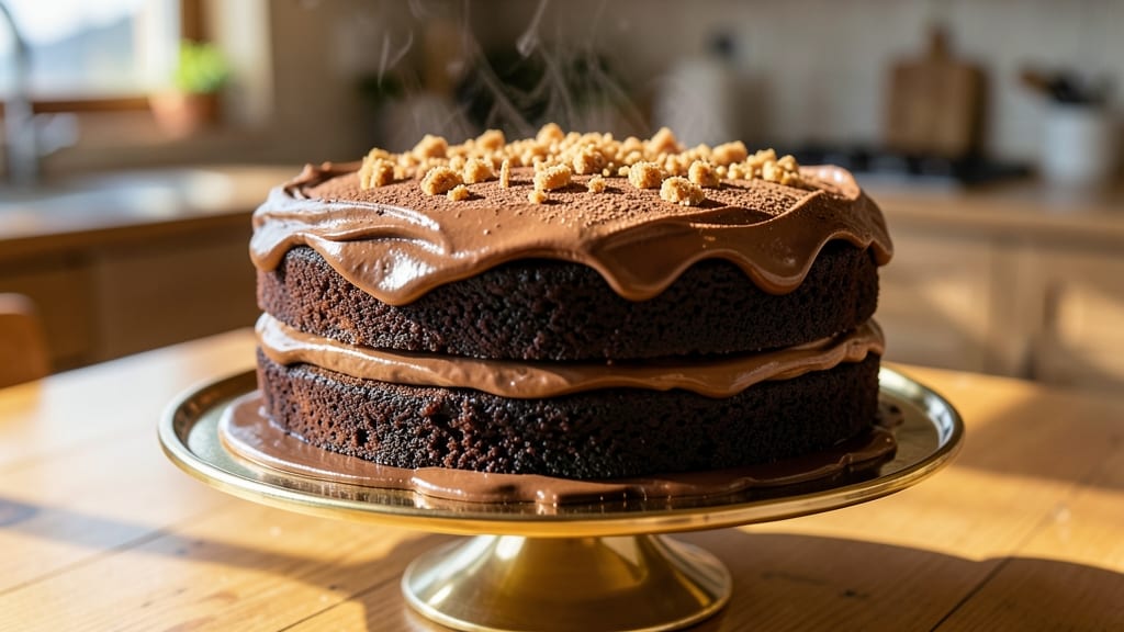 Big Mountain Chocolate Fudge Cake Recipe: Triple-Layered Fudgy Cracks and Moist Centers