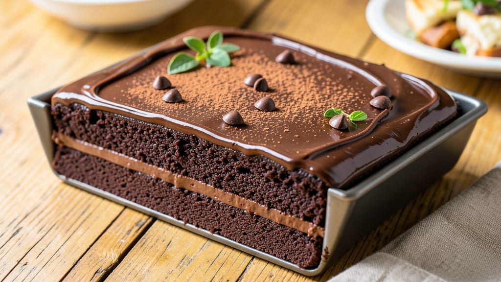 Best Chocolate Sheet Cake Ever Recipe: Triple-Layered Fudgy and Fluffy Magic