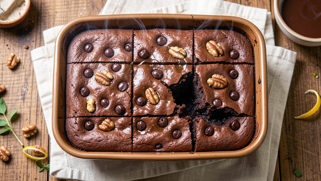 Brownie Recipe With Chocolate Chips And Walnuts: Deep Cocoa Crunch and Nutty Swirls