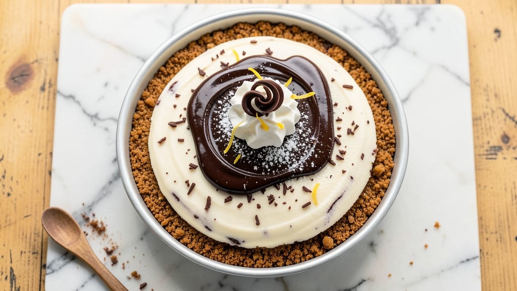 Boston Chocolate Cream Pie Cheesecake Recipe: Triple-Layered Indulgence With Crunchy Crust