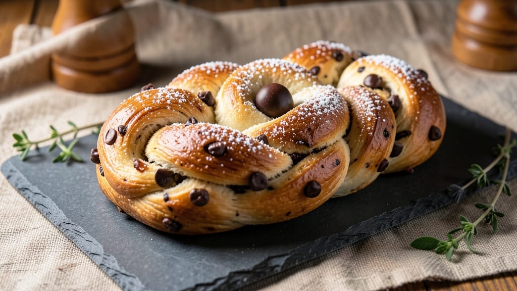 Braided Chocolate Chip Brioche Recipe: Flaky Layers and Gooey Melts in One Bite