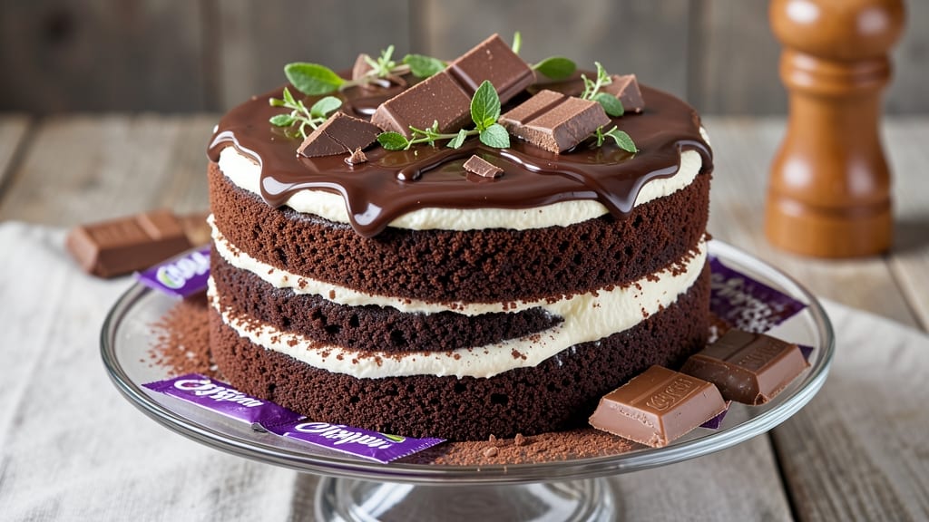 Cadbury Chocolate Cake Recipe: Fudgy Layers and Melty Chocolate Ganache