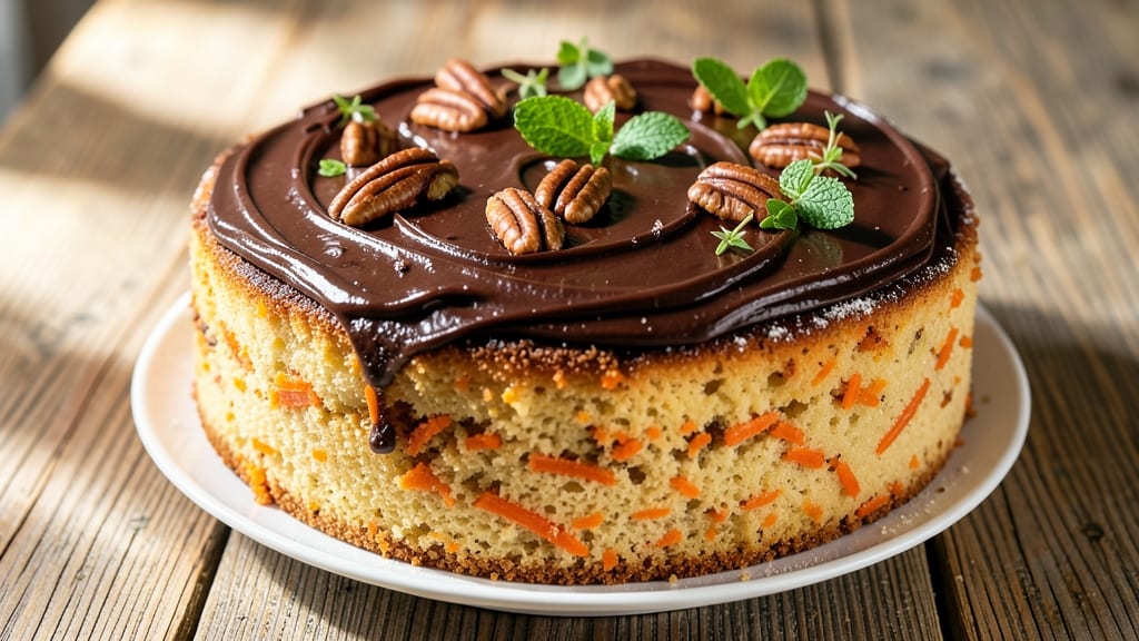 Carrot Cake With Chocolate Icing Recipe: Moist Layers and Fudgy Swirls in One Bite