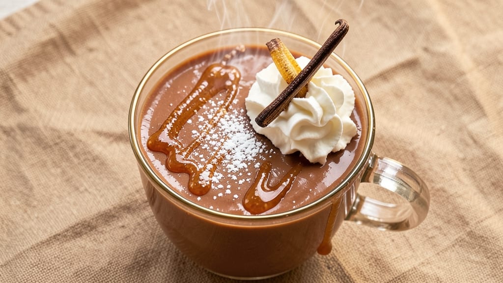 Caramel Hot Chocolate Mix Recipe: Velvety Swirls and Crunchy Topping Magic