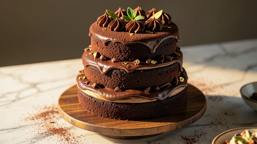Cake Boss Chocolate Cake Recipe: Triple-Layered Decadence With Pecan-Packed Crunch