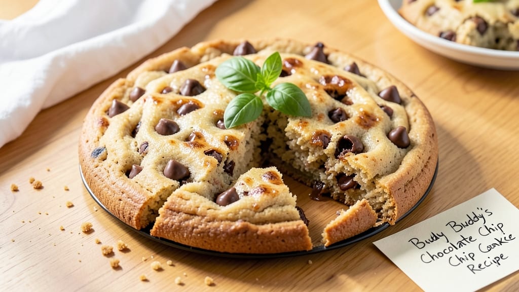 Buddy's Chocolate Chip Cookie Recipe: Warm Vanilla Swirls and Fudgy Cracks