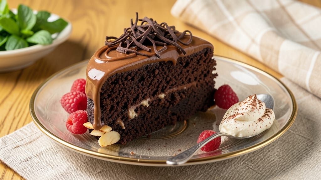 Best Moist Dense Chocolate Cake Recipe: Fudgy Cracks and Melty Swirls