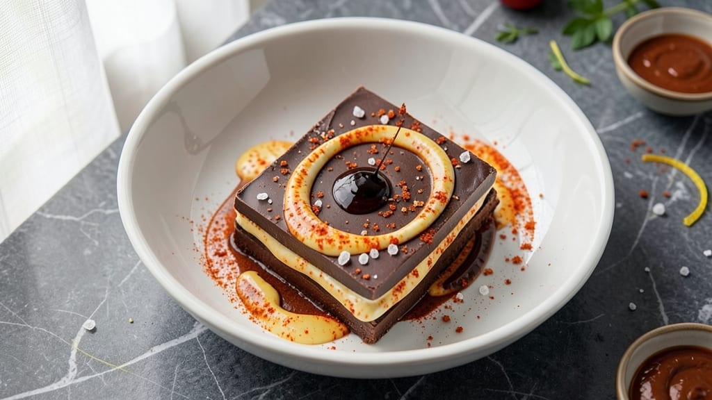 Chili Chocolate Bars Recipe: Fudgy Cocoa Layers With Molten Caramel Pockets