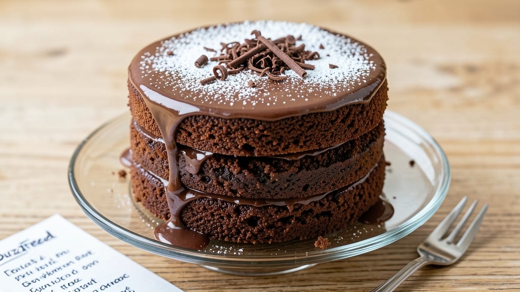 Buzzfeed Chocolate Cake Recipe: Fudgy Layers With Melty Chocolate Pockets