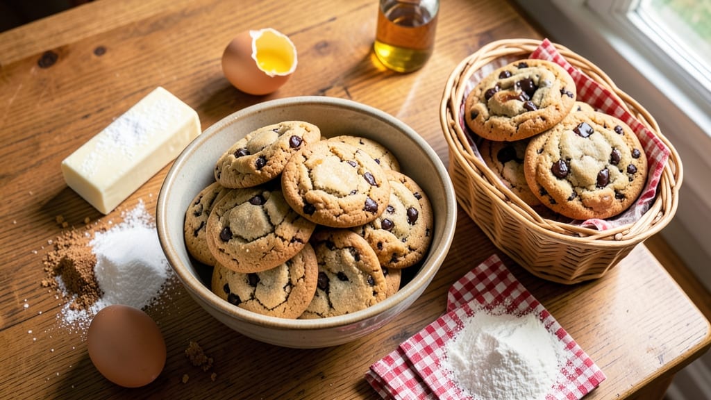 Bowl and Basket Chocolate Chip Cookie Recipe: Triple-Layered Crunch and Melty Chips