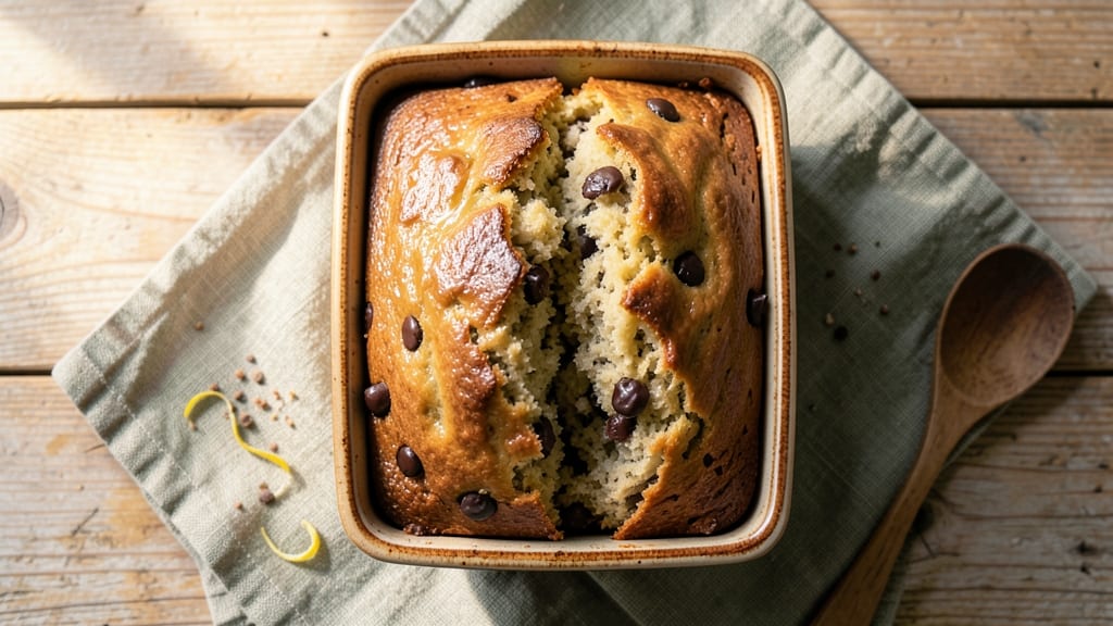 Banana Bread Recipe With Applesauce and Chocolate Chips: Moist Layers and Melty Chunks