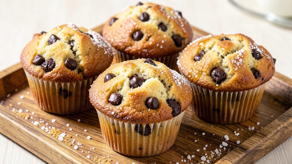 Breakfast Chocolate Chip Muffins Recipe: Fluffy Tops and Gooey Chunks in One Bite
