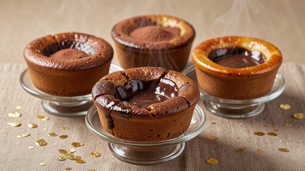 Carnival Chocolate Molten Cake Recipe: Fudgy Shell With Molten Caramel Surprise