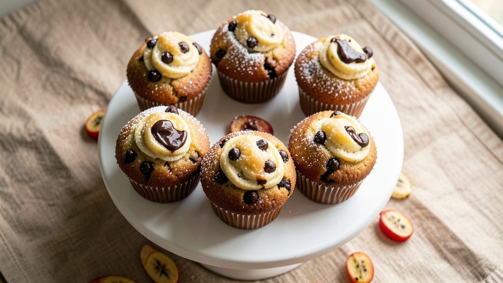 Banana Chocolate Chip Cupcakes Recipe: Molten Swirls and Gooey Chips in One Bite