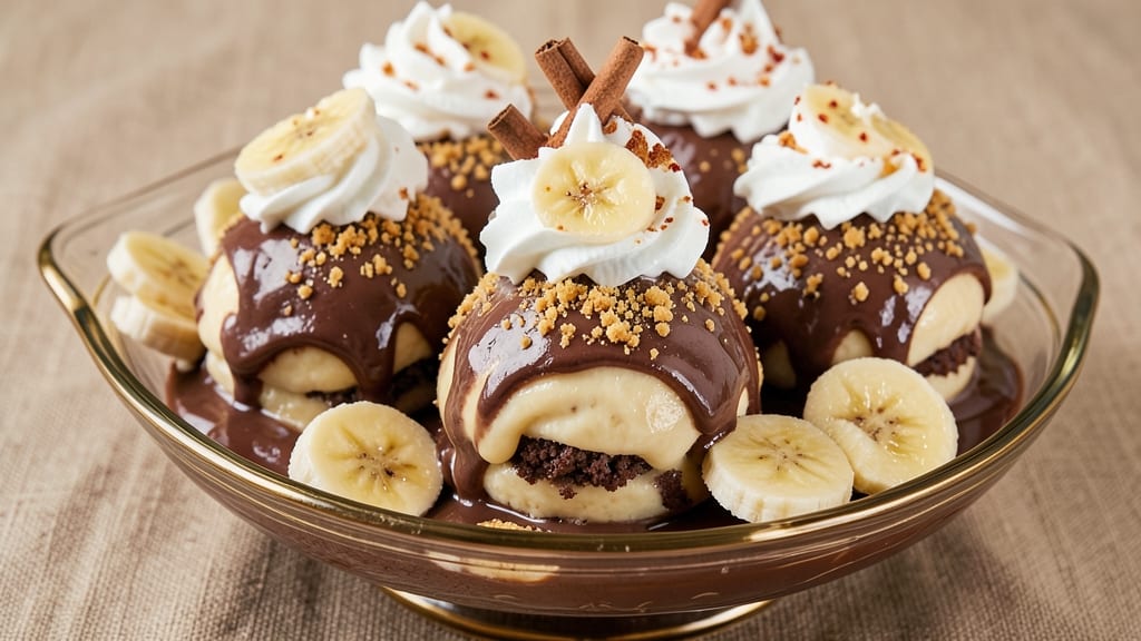 Banana Pudding Hot Chocolate Bombs Recipe: Warm Spiced Chocolate With Hidden Vanilla Cream