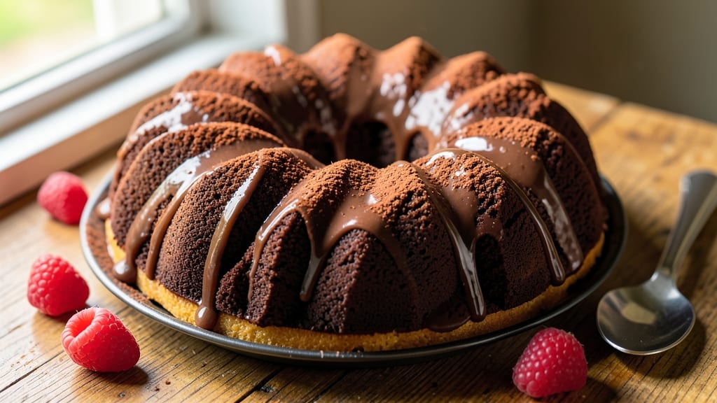 Basic Chocolate Bundt Cake Recipe: Fudgy Cracks and Moist Layers in One Bite