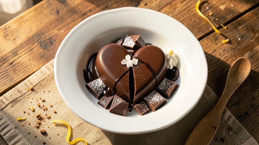 Breakable Chocolate Hearts Recipe: Crispy Shells With Molten Centers