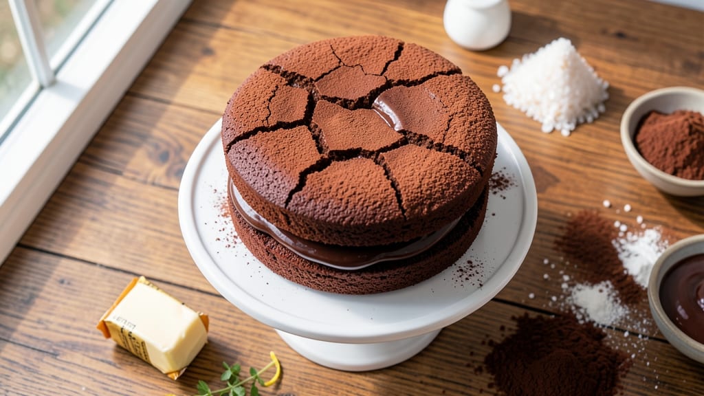 Bakery-Style Chocolate Cake Recipe: Layers of Fudgy Richness and Buttery Frosting