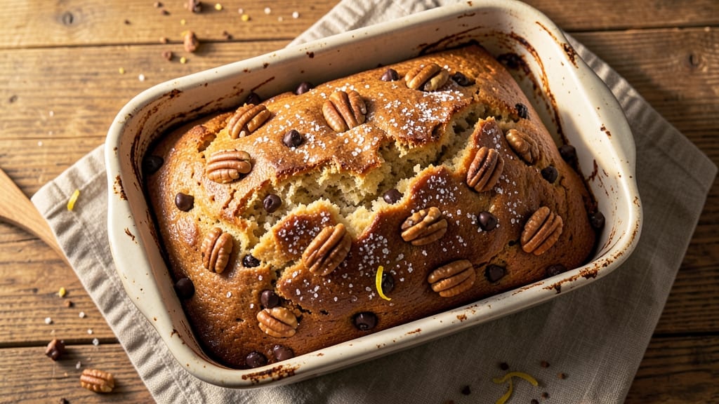 Banana Bread Recipe With Pecans And Chocolate Chips: Triple-Layered Bliss in Every Slice