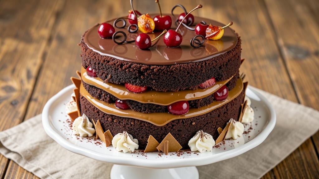 Cherry Chocolate Cake Recipe From Scratch: Deep Fudgy Layers With Cherry Popped Surprise